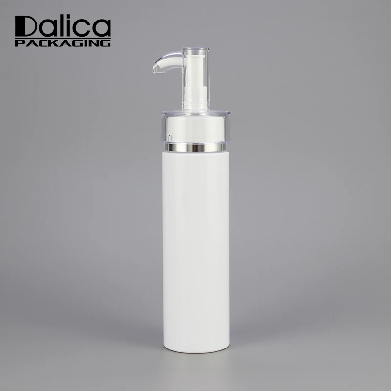 
Popular custom label empty white 80ml 100ml 120ml plastic lotion bottle 