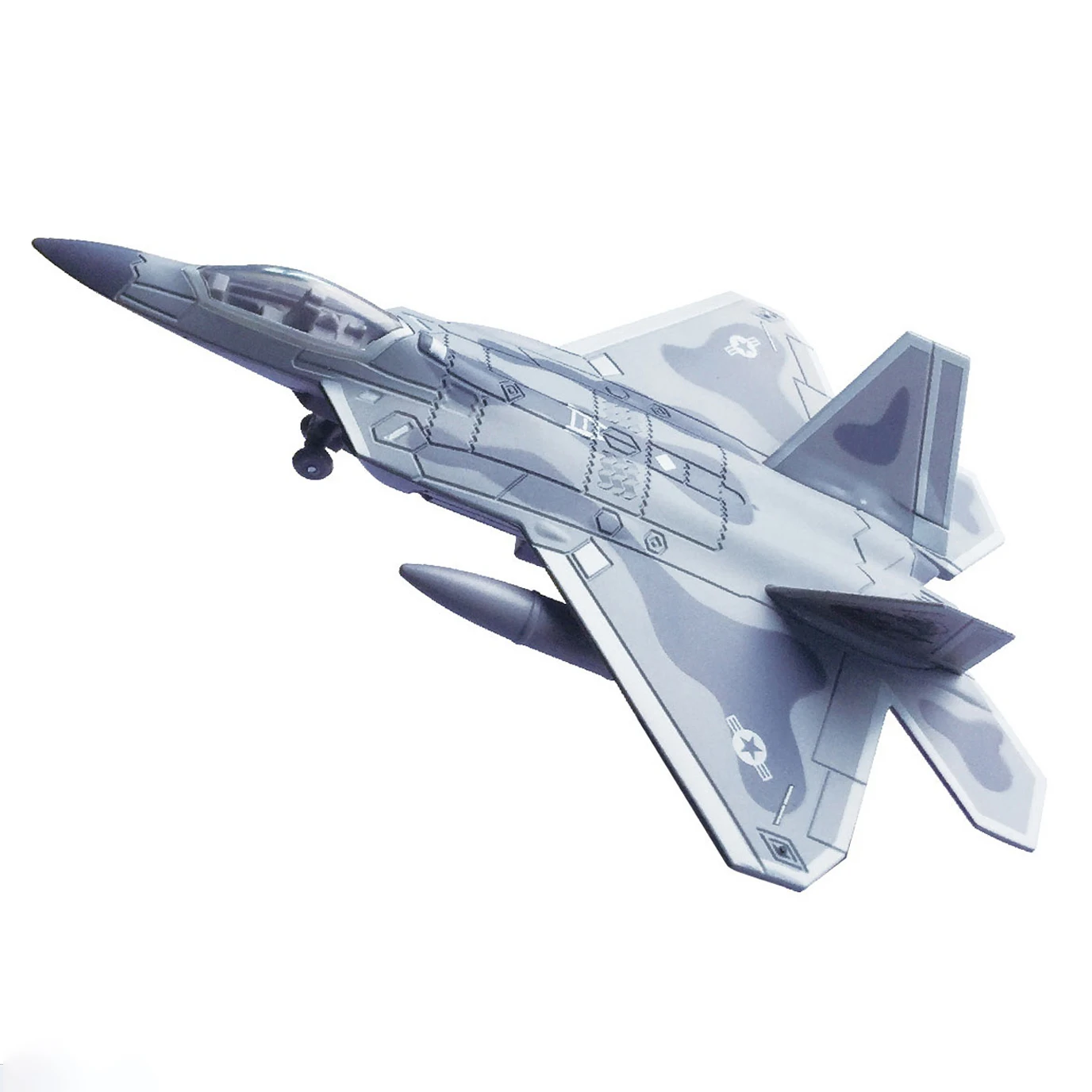 Plane Fighter Jet Die Cast F22 Airplane Model Display Box High Performance Alloy Model Metal Unisex 1:24 Metal Model Car 72 PCS