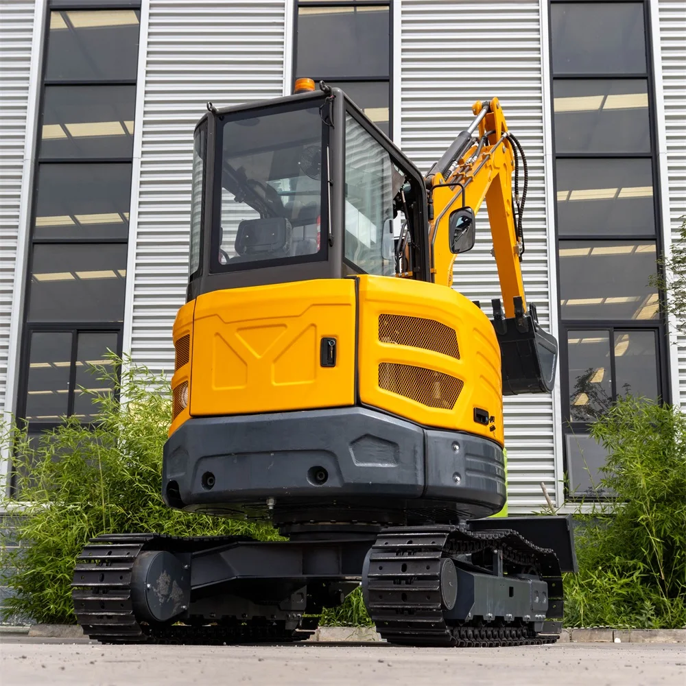 2024 New Arrival 3.5ton Small Digger Crawler Excavator Construction Machine with Free Multi-purpose Accessories