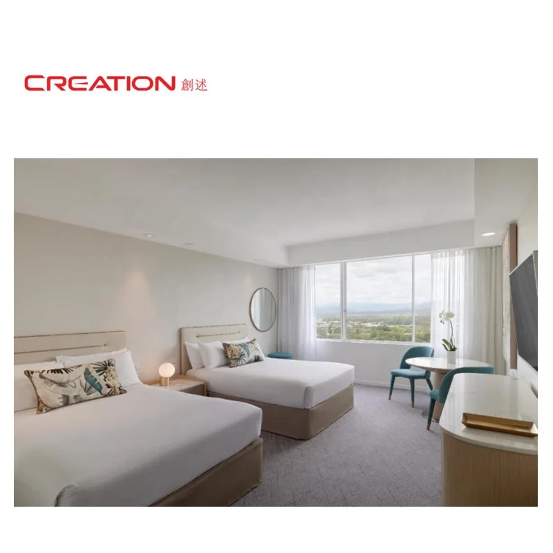 CREATION Australia Hotel Project RACV Pine Resort Gold Coast Five Star Hotel Apartment MDF Wood Bedroom Furniture Sets