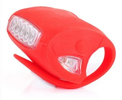 Promotional Good quality new mini LED silicone bicycle light, LED Tail Bike Light