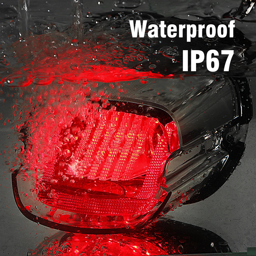 Высококачественный уникальный задний фонарь с U-образным дизайном для мотоцикла сменный встроенный EMC номерным знаком Harley