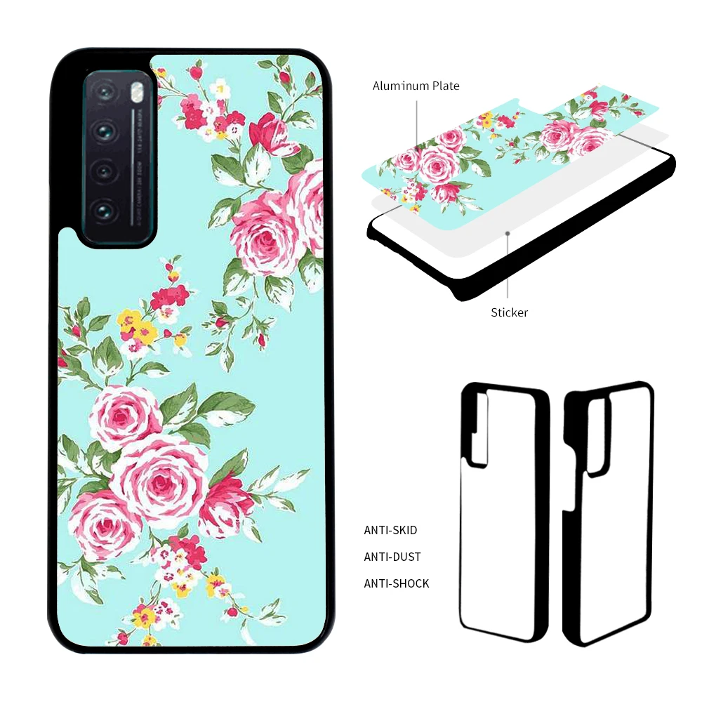 DIY Фото Печать OEM ODM 2D чистый пластиковый сублимационный чехол для телефона печать телефонный чехол для Huawei Nova 7