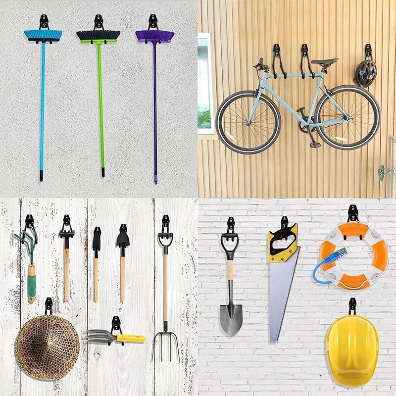 metal hooks,garage bicycle hooks, storage tools Garden tools heavy hardware tools, hooks warehouse wall hooks