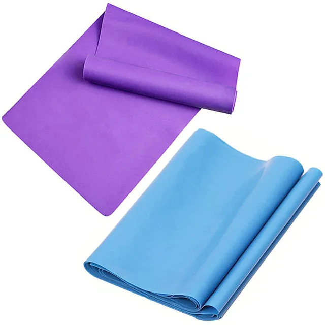 Haiyang Libenli Body Building Wholesale rubber Latex Theraband Flat Resistance Band exercise rehabilitation stretching training