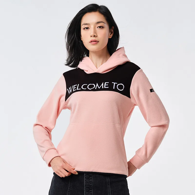Eco-friendly hot selling 100% polyester hoodie outdoor sports POLARTEC fleece jacket warm