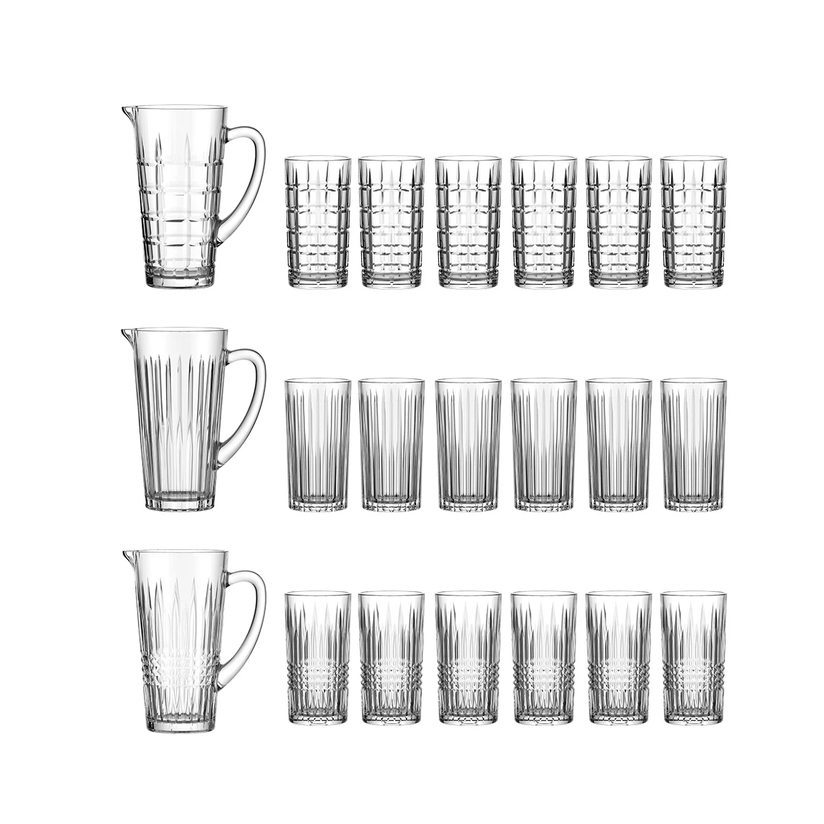 Top Seller premium classical ribbed glassware tea latte cup water tumbler vertical stripe glass clear coffee mug