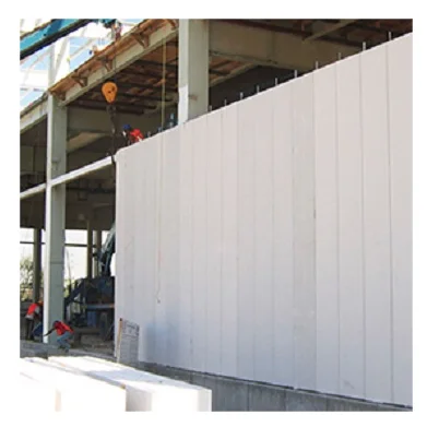 Anti-Vibration prefabricated house aac alc pre cast concrete panels alc lightweight concrete panel hebel wall panel for villa