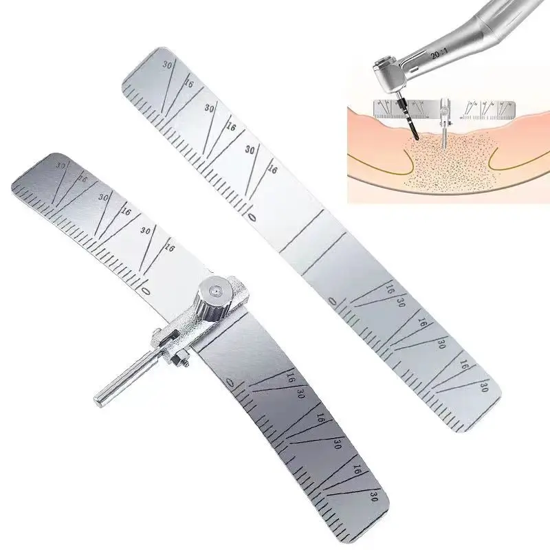 LK-U102B Dental Implant Locating Guide Surgical Positioning Locator with Angle Ruler Gauge Autoclavable