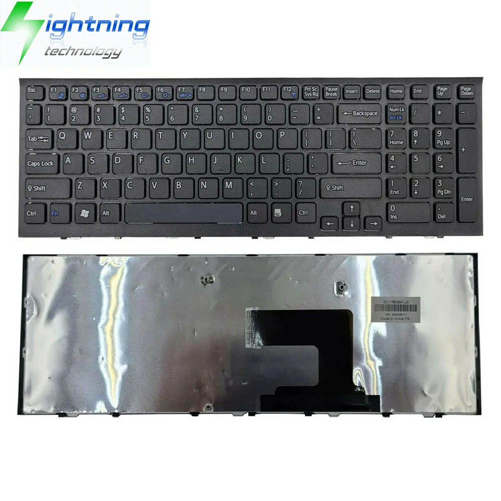 NEW US Notebook Keyboard Genuine Original Replacement Laptop Keyboard For Sony Vaio VPC-EL VPCEL PCG-71C11L PCG-71C12L