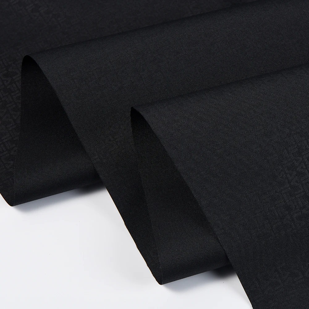 Factory Wholesale Custom 100%Polyester 600D 90T PU Coated Oxford Fabric with Emboss Print