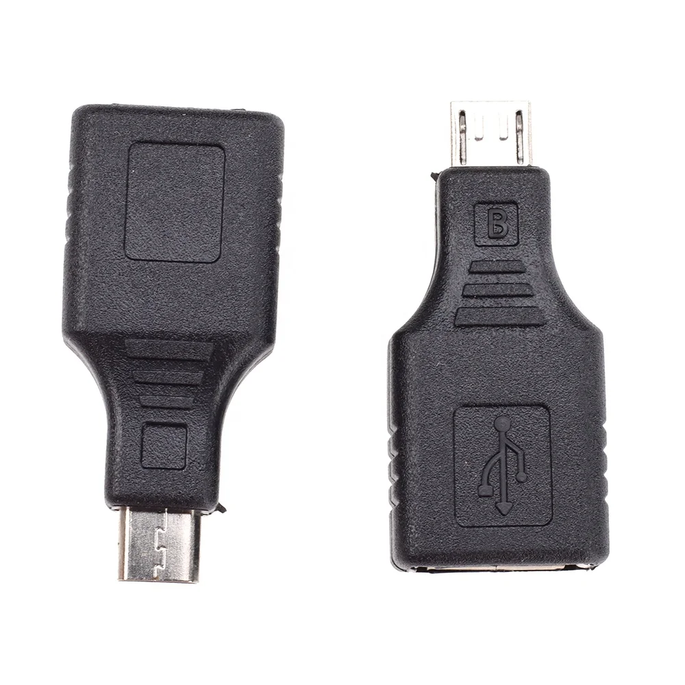 Micro USB Male to USB 2.0 Female Plug OTG Adapter Data Sync Transfer Converter Connector For Android Mobile Phones Tablets