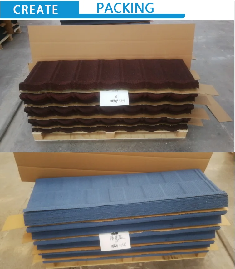 High quality round asphalt shingle colourful stone coated roofing metal tiles building material