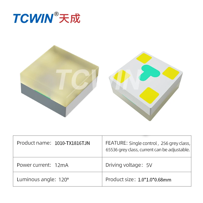 Good quality productsLED package 1010 RGB build in IC smd led