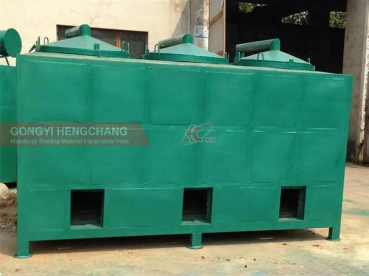 Энергосберегающая печь Green-Tec для карбонизации кокосовой оболочки, древесных бревен, опилок