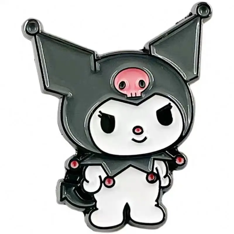 High Quality Pins Manufacturer Customized logo Metal Soft Enamel Custom Kuromi Lapel Pin