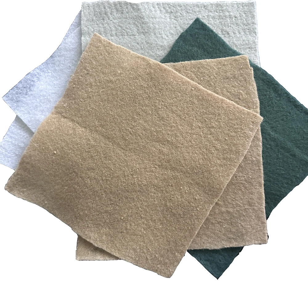 Polyester polypropylene needle punched short fiber non woven geotextile 100gsm -1000gsm