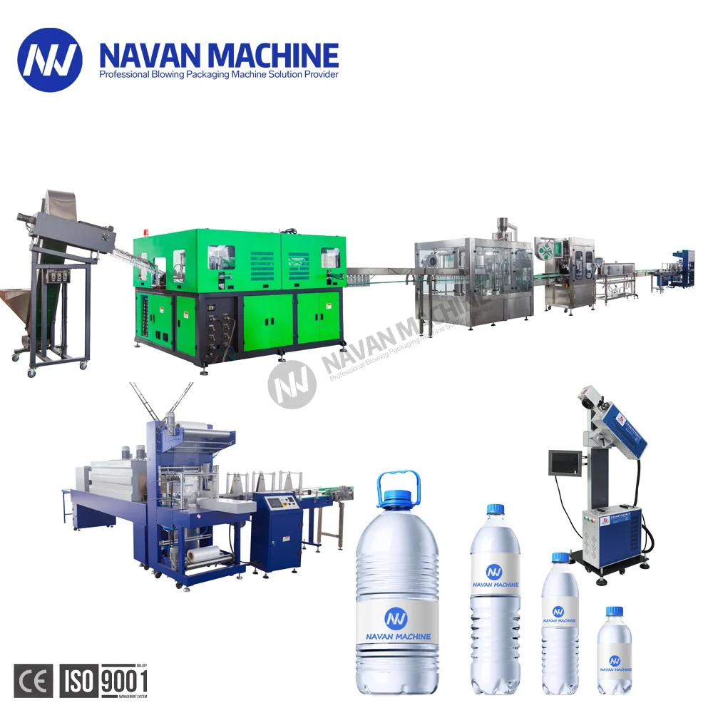 Fully Automatic Mineral Water Plant Water Bottling Machine For Pure And Mineral Water Production Line