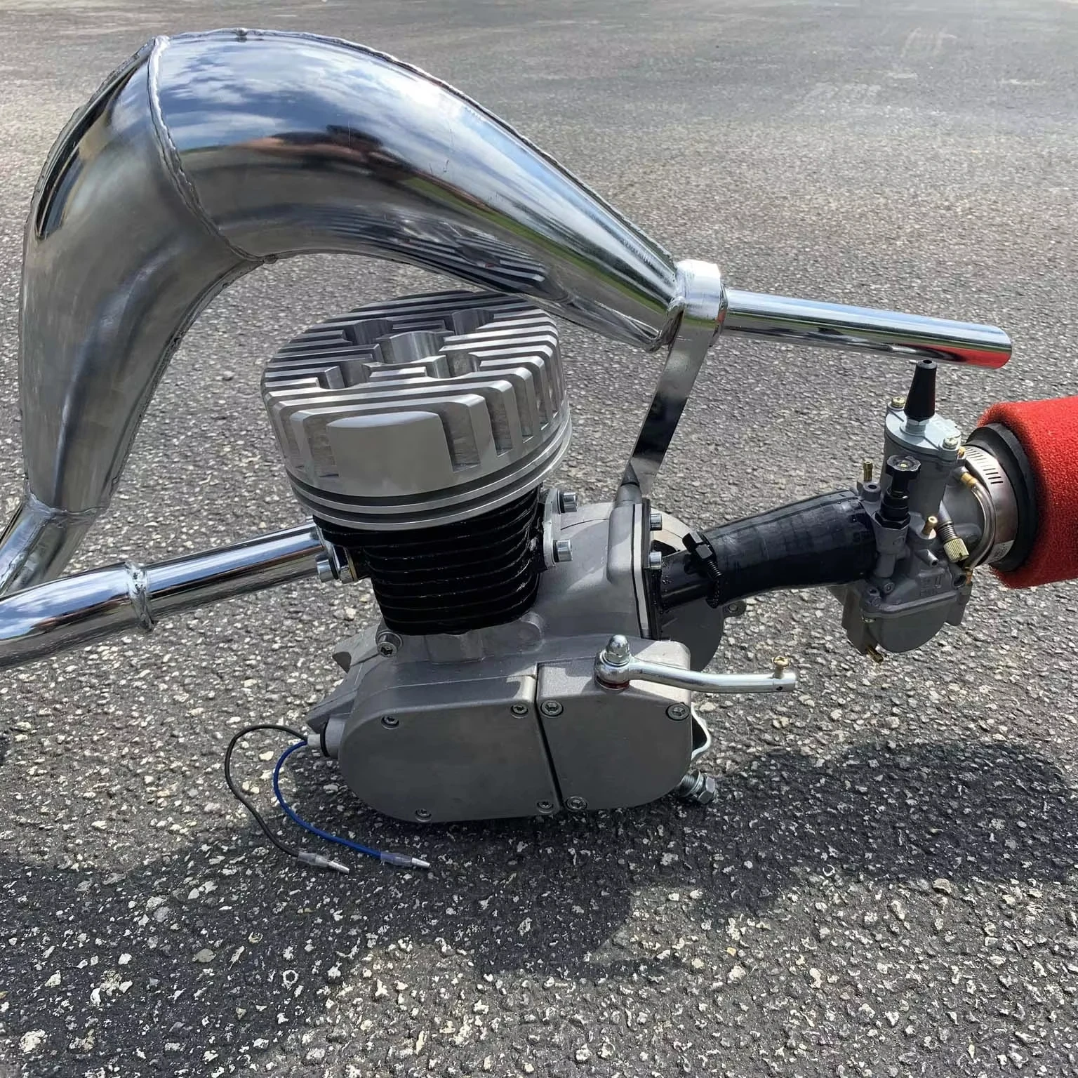 Reed valve engine kit