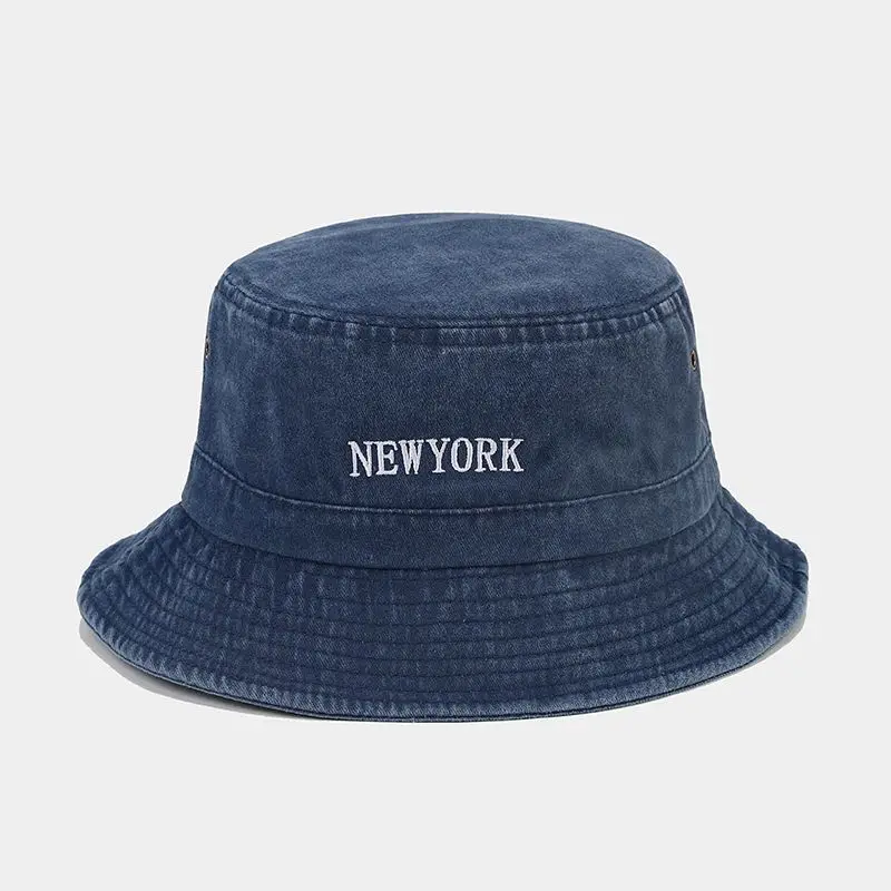 Oem Custom Logo Outdoor Fisherman Gorras Printed Adjustable Distressed bucket hat men winter
