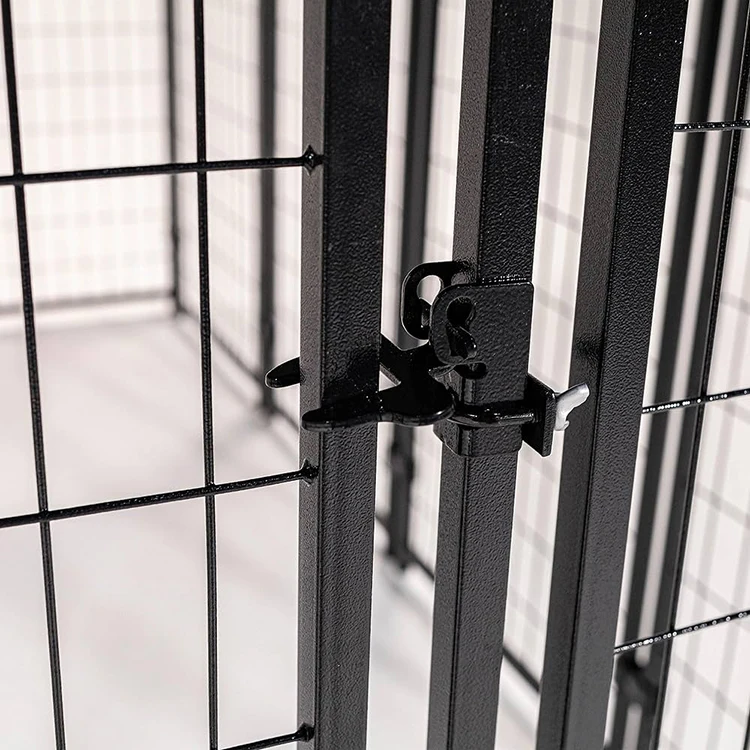 Сверхмощный модульный 6x10 наружная сварная металлическая сетка очень большой открытый домик для домашних питомцев клетка собак и бег продажи
