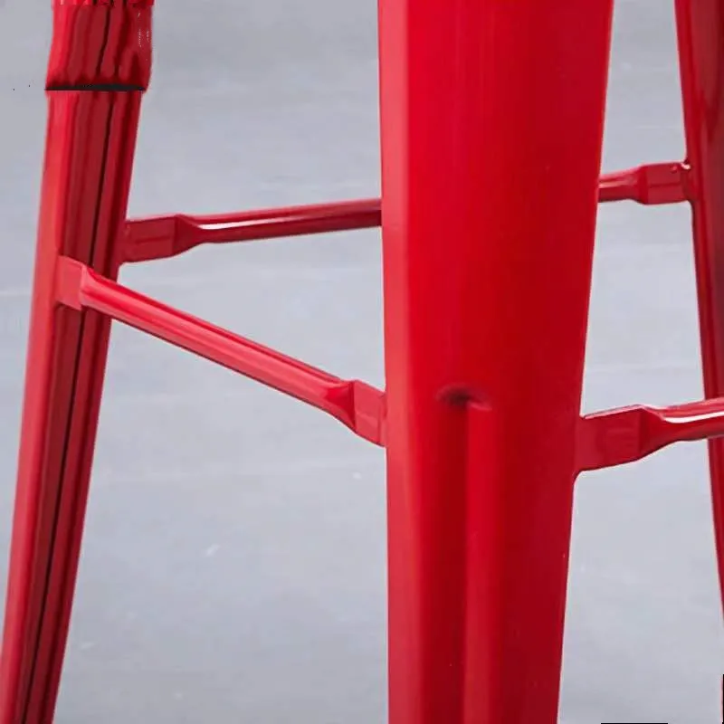 Modern Design High Quality Backrest High Legs Outdoor Chair Metal Bar chair