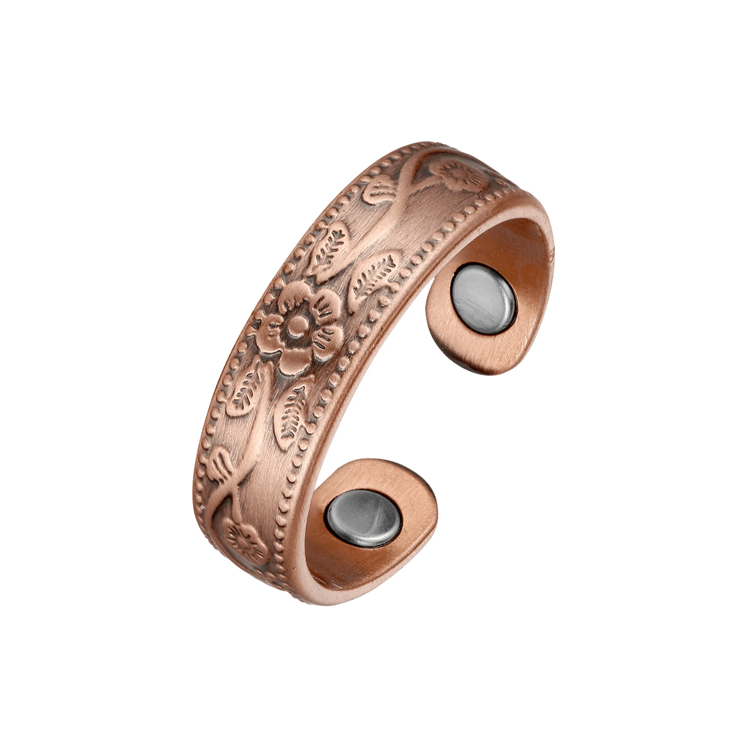 Fashion  Jewelry  Pure  Copper  Magnetic  Therapy  Relief The Pain  Rings  Men  Magnetic  Ring