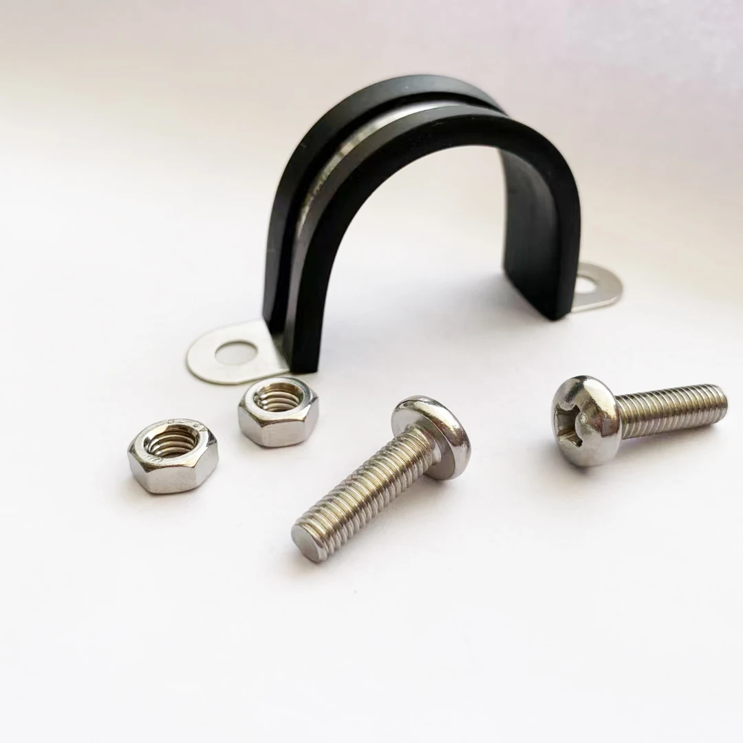 Rubber Lined Clamps Rubber Coated Clamp Screw Clamp with rubber