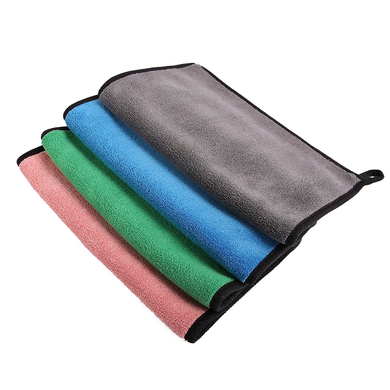 double-faced pile towel cleaning car super absorbent 80 polyester 20 polyamide microfiber towel