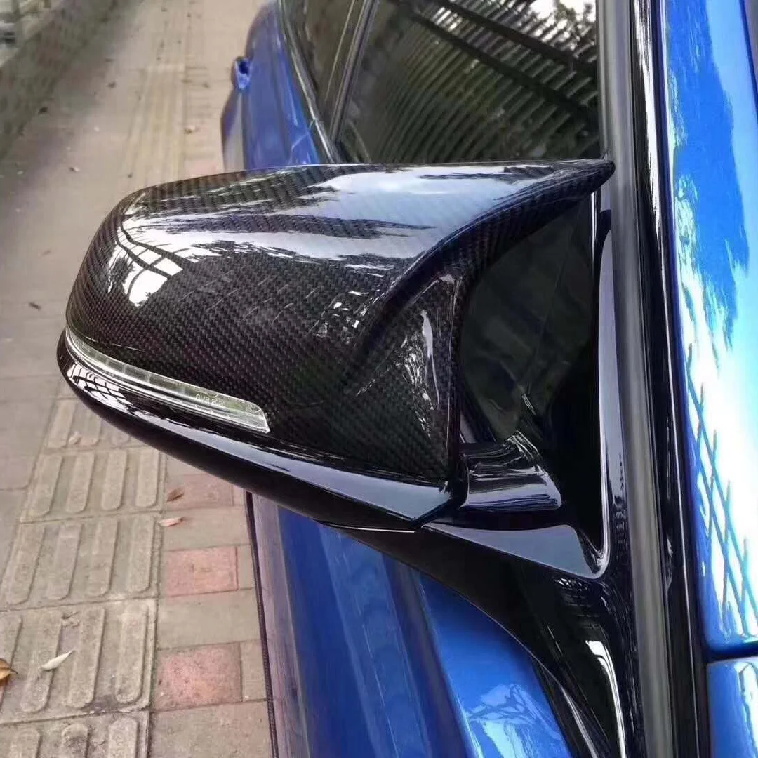 M Look корпус из углеродного волокна боковое крыло зеркальный чехол для BMW X1 E84 F20 F22 F23 F87 M2 F30 F34 F32 F33 F36