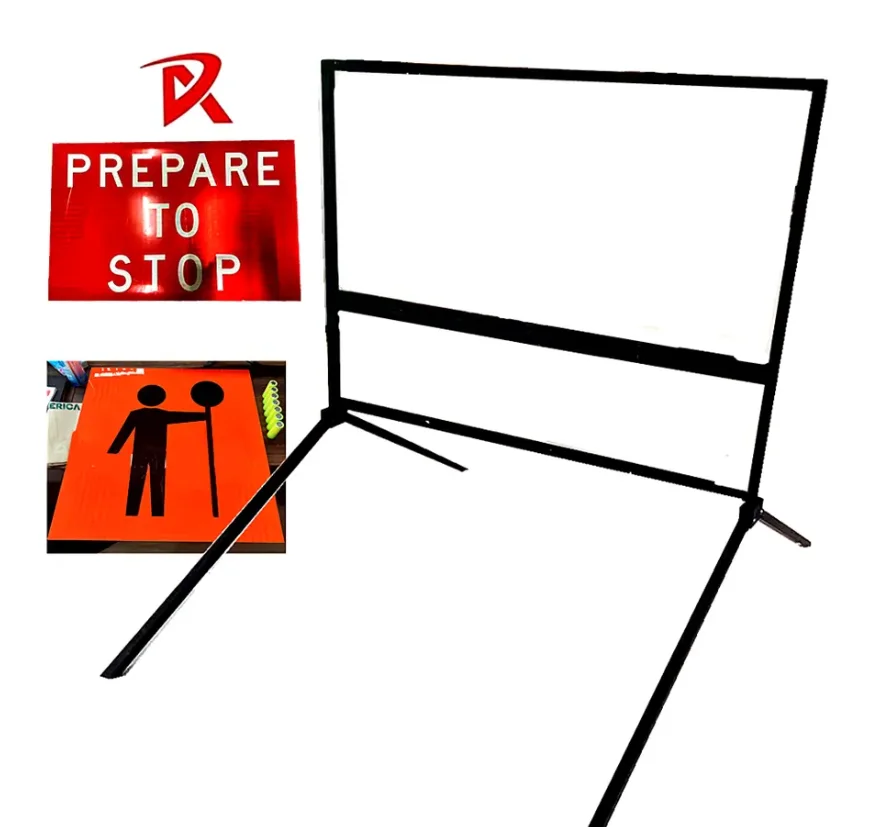 Direct factory REDUCE SPEED Australia  swing stands road sign a frame safety signs
