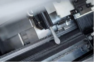 OEM cheap price computerized single system 52 inch jacquard Polo shirt flat collar rib cuff making machine