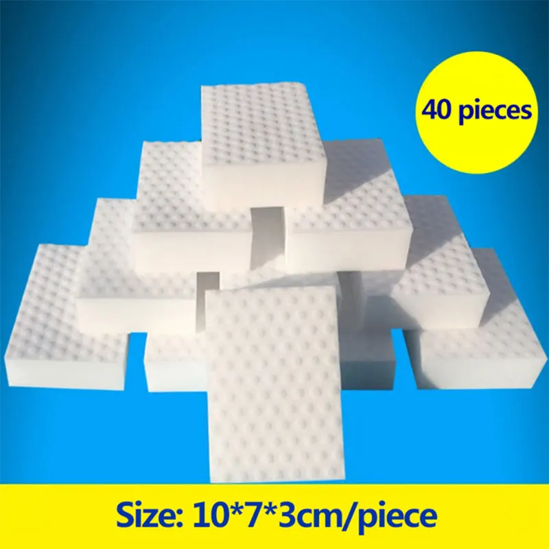 High Density Magic Sponge White Cleaning Nano Eraser Melamine Kitchen Magic Sponge Compressed Magic Erasers Melamine Sponge