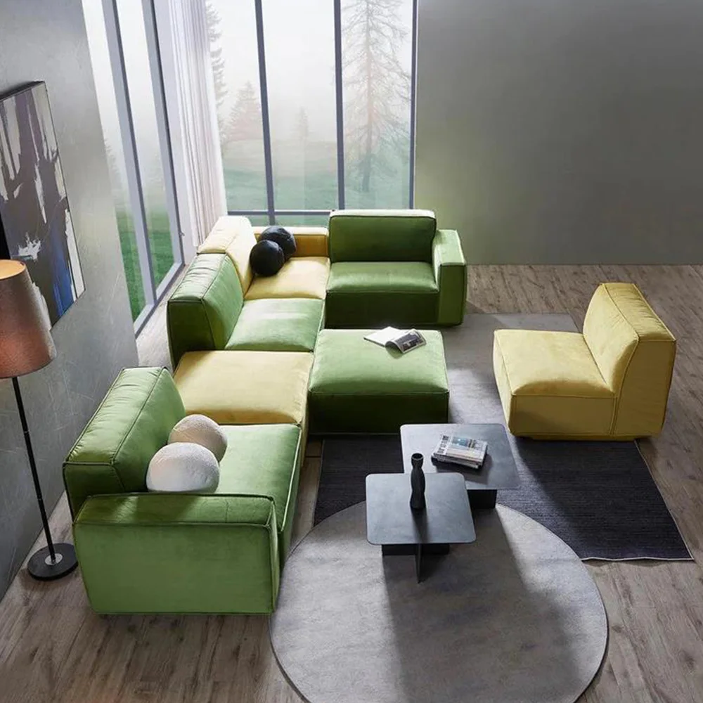 Modern l Shape Modular Sectional Couch Sofa Set Furniture Living Room Contemporary Modular Sofa Living Room Furniture Sofa