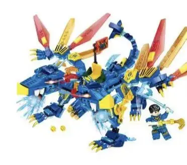 Hot Sale Plastic Building Block Sets Boys Toys Educational Diy Toys Birthday Gifts