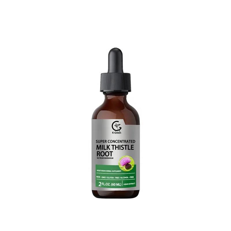 Liver Support Milk Thistle Tincture Milk Thistle Liquid Herbal Supplement with Artichoke Extract for Liver Cleanse Detox