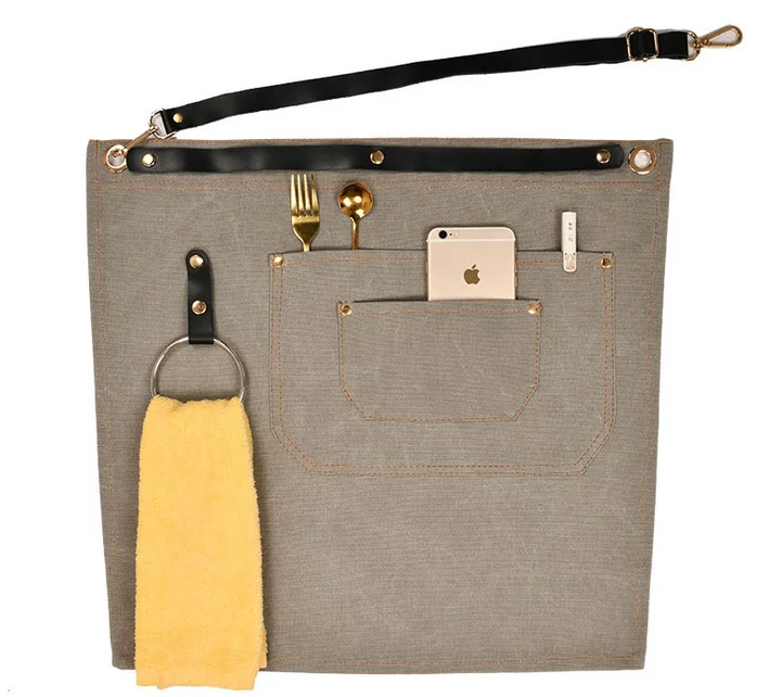 Bust Barista half-Apron Customizable Logo Work Apron