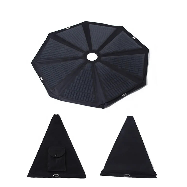Foldable sun solar beach umbrella beach solar charger panel usb with solar panel