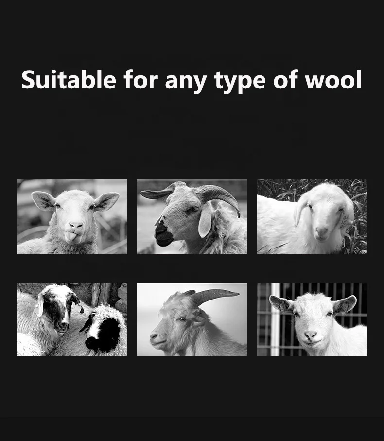 13 Tooth Electric Goat Wool Shearing Cordless Wool Sheep Hair Cutting Clipper Shearing Machine For Animal Hair Trimming