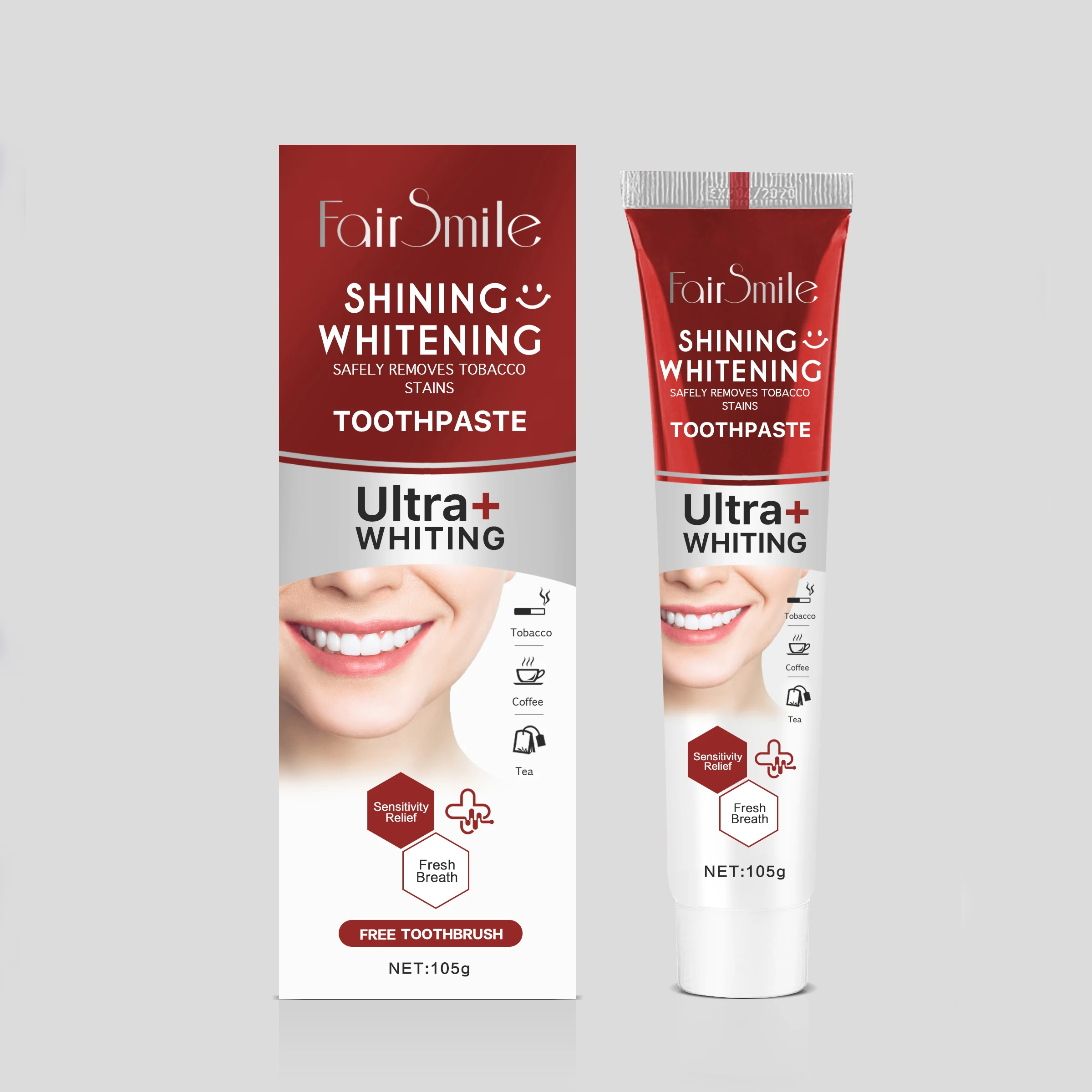 OEM Best Shining Whitening Safely Removes Tobacco Stains Toothpaste Ultra+ Whiting Sensitivity Relief Rresh Breath Oral Care