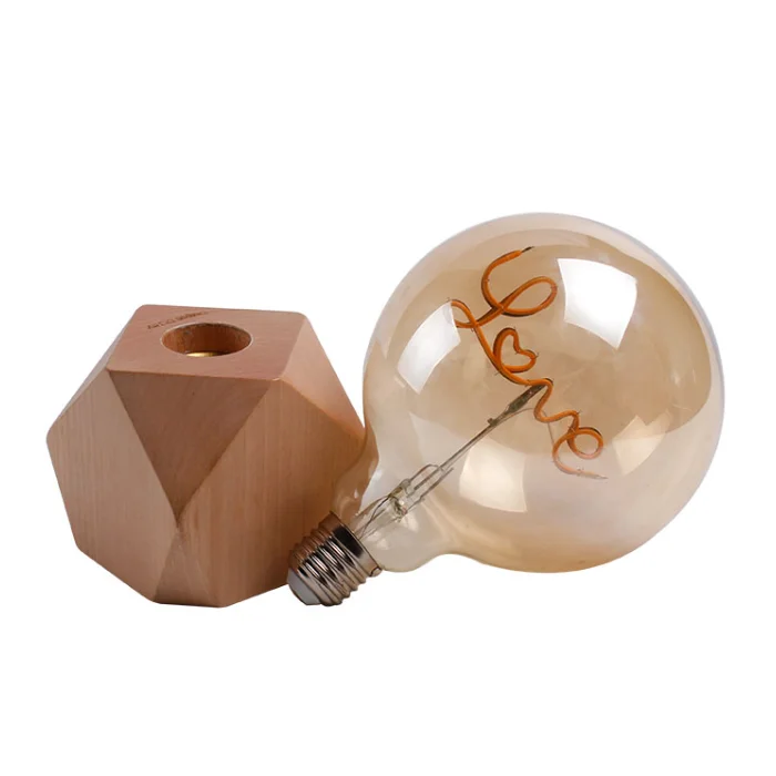 Customized Decorative Flexible Filament Lamp G125 Led Globe Bulb 4w Led Soft Filament Bulb