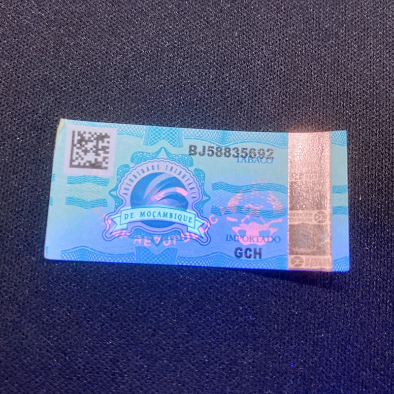 UV Invisible Inks Fluorescent Printing Security Stickers Label Custom Hologram Anti-counterfeit Security Stickers