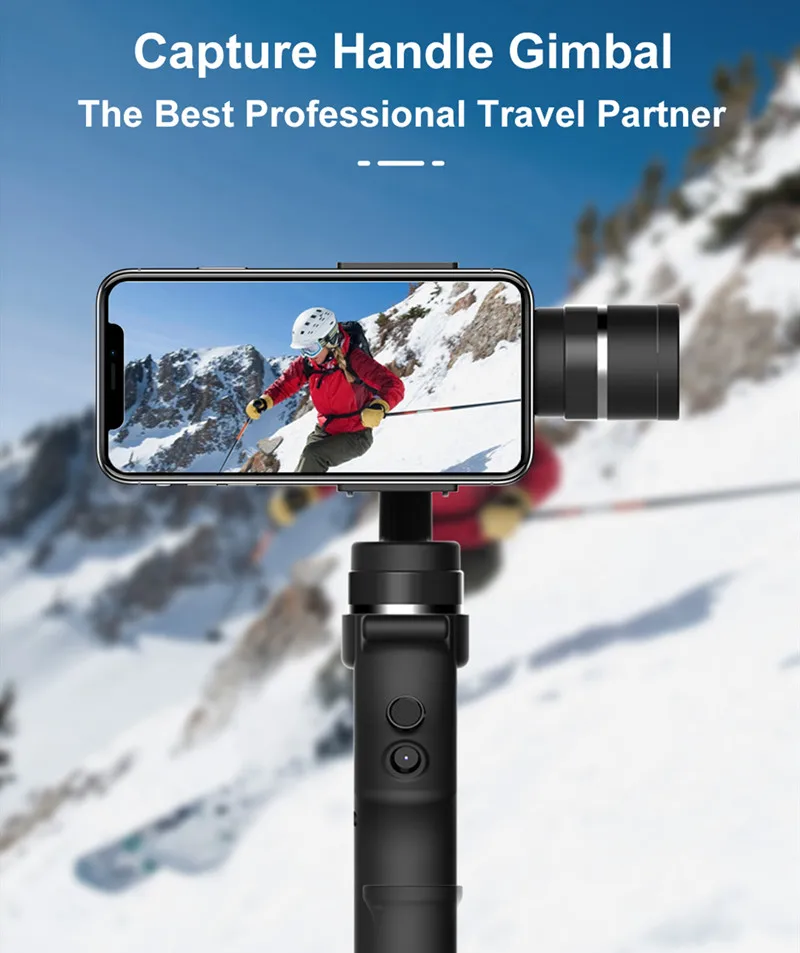 Amazon 2021 Hot Sale SmartPhone 3 Axis Holder Gimble Stabilizer For iPhone Samsung mobile phone