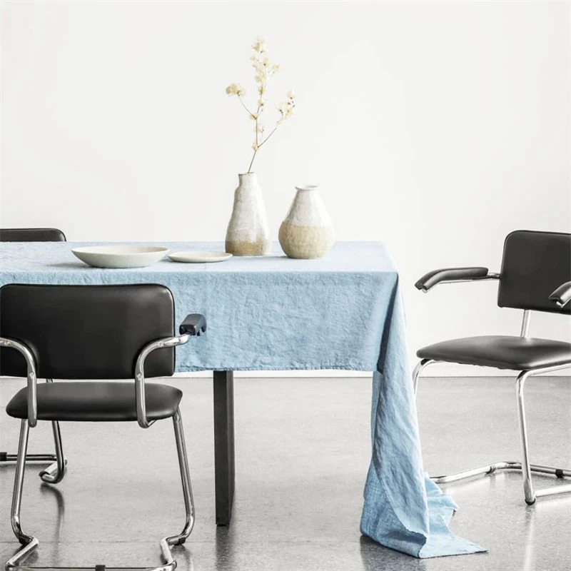 140x180cm French table linens party tablecloths For Hotel wedding luxury Home Wholesale custom color and size Linen Table Cloth