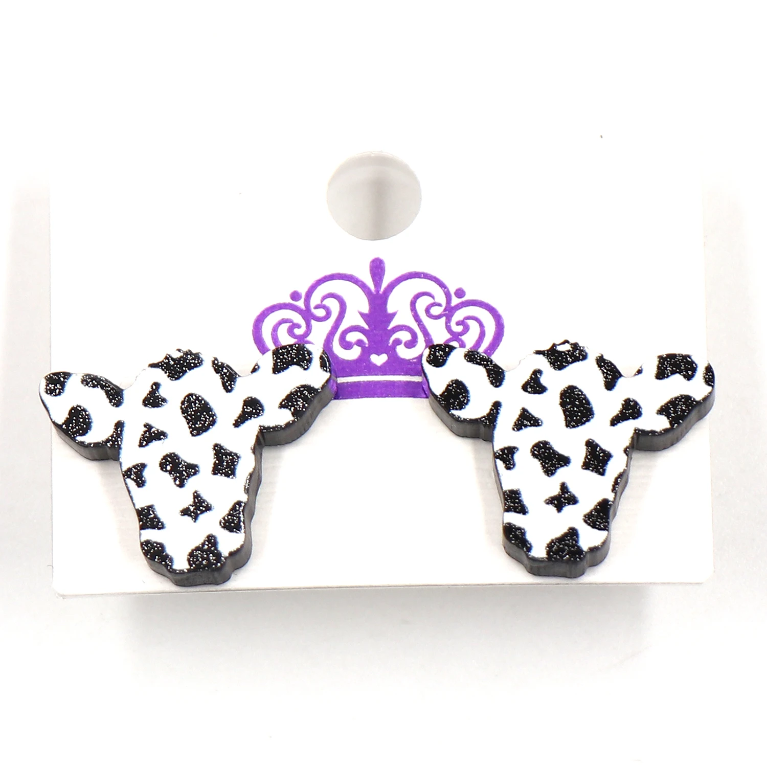 1 пара женские серьги-гвоздики из нержавеющей стали