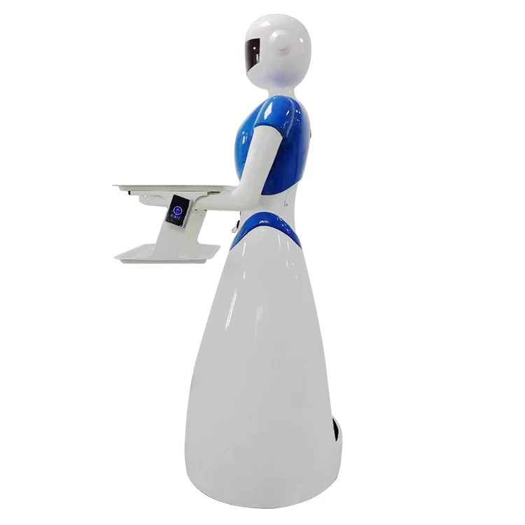 
Artificial intelligent humanoid delivery food waiter robot for restaurant 