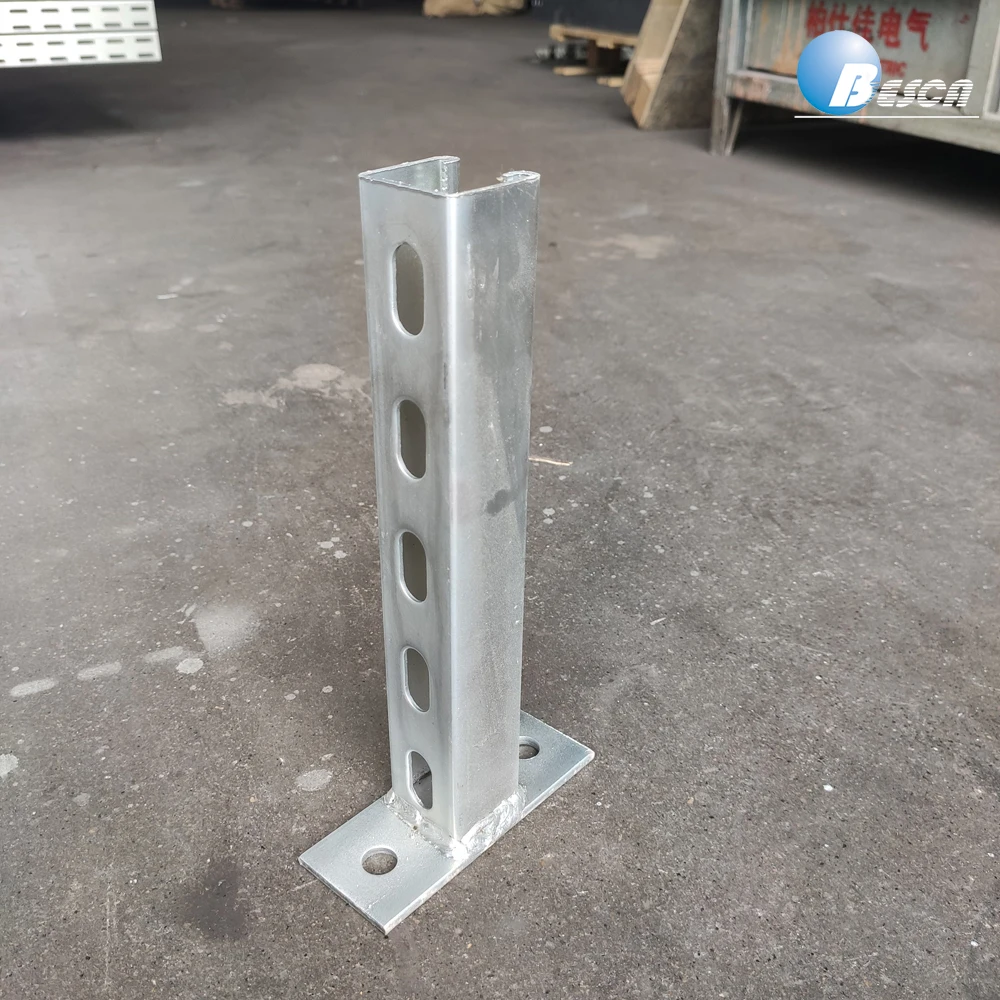 Indoor strut channel Slotted unistrut channel cable tray