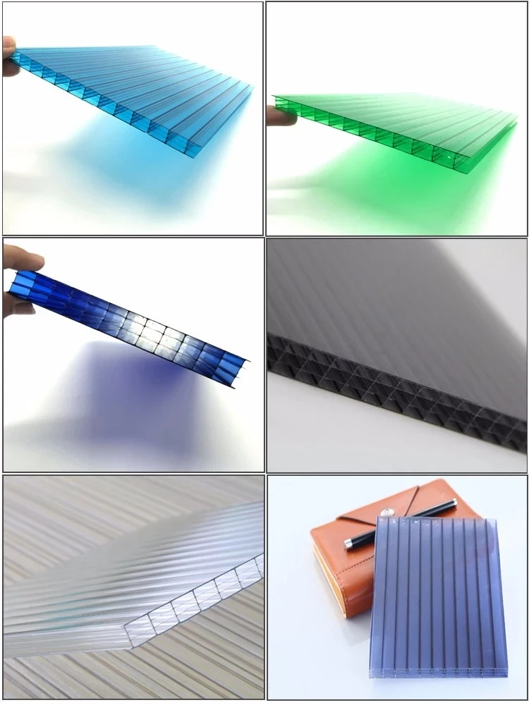 
PC Honeycomb Panels for Greenhouse Coverings Materials Honeycomb colored hollow PC polycarbonate sheet bayer material 