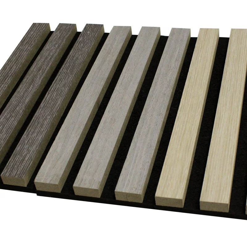 Haoran New Coming High Quality Wall And Ceilings Wooden Slats MDF Akupanels   Used For Recording Studio
