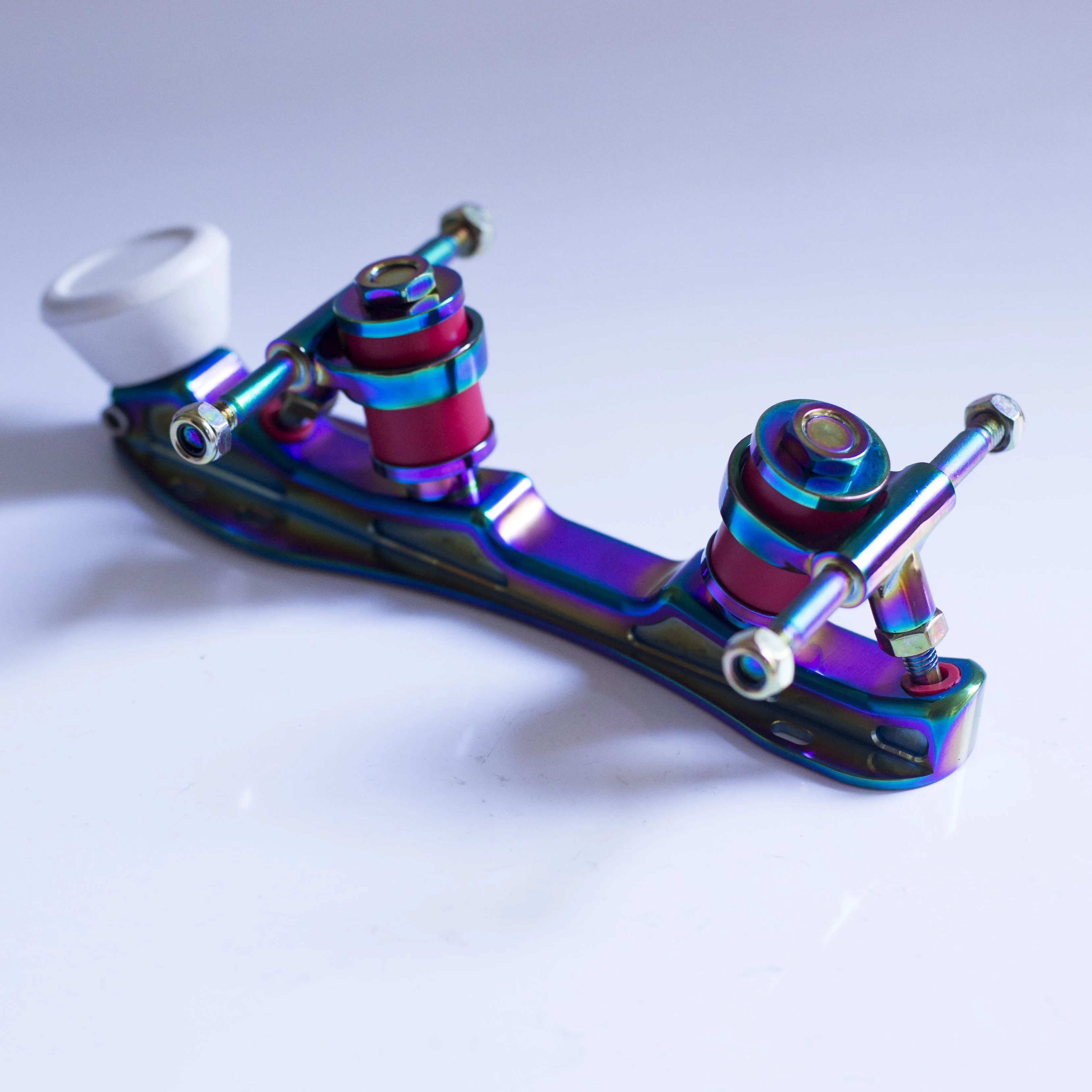 Aluminum Plate 7075 alu quad skate plates roller derby plate neo chrome color